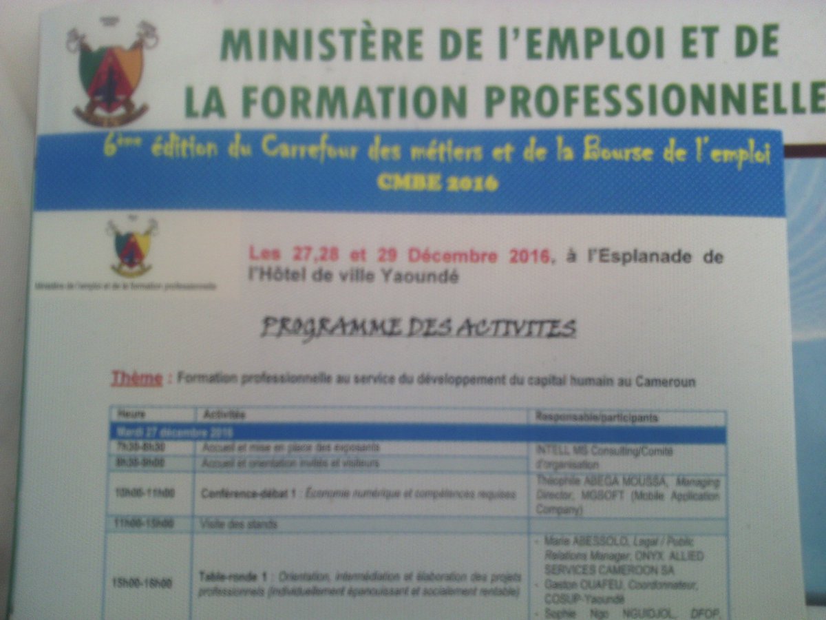 amt237's tweet photo. Nous venons de délivrer une autre communication sur l Economie Numerique que prône le Chef de l Etat S.E Paul Biya https://t.co/B3x7CKhC1k