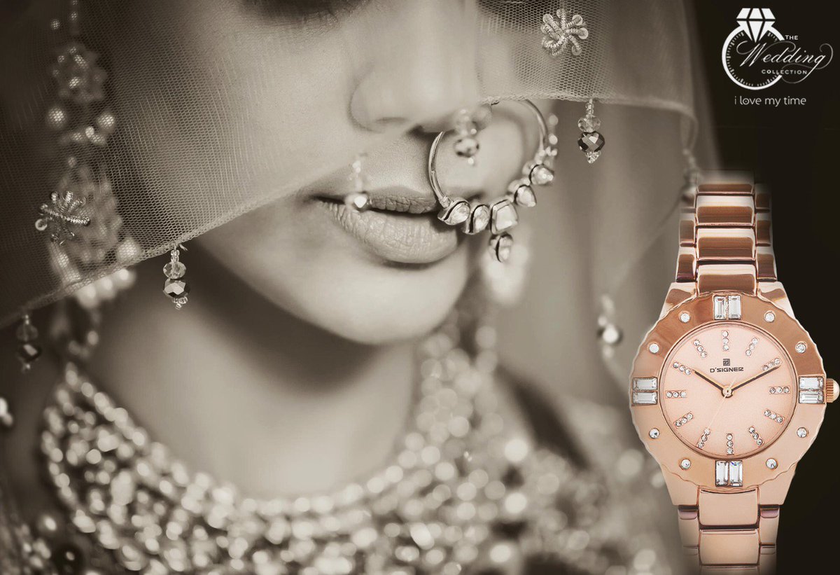 DsignerWatches's tweet photo. A wedding so enchanting &amp; elegant as that bling on your wrist.
#TheWeddingCollection #WeddingVibes #DSIGNERWatches #since1991 #ILoveMyTime https://t.co/oMS9wTWQ9Z