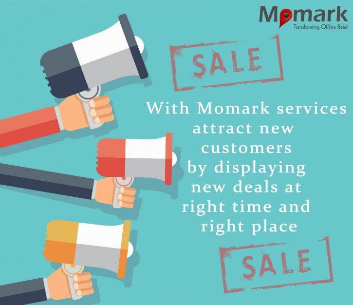 MoMarkServices's tweet photo. With Momark services attract new customers by displaying new deals at right time and right place
#instantdeals #customer #momarkservices https://t.co/gUpkVwxfTX
