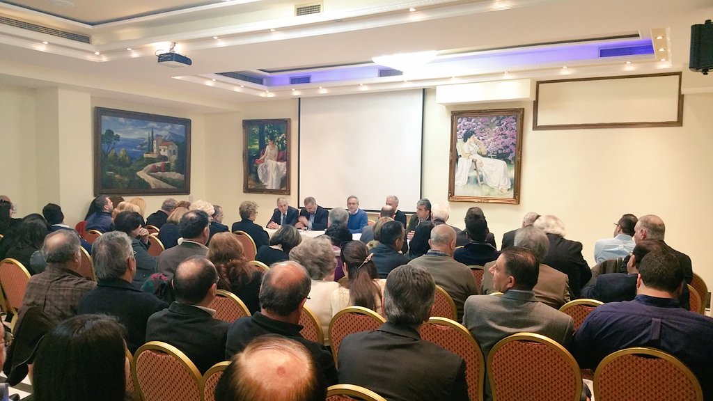 DISY1976's tweet photo. Σε εξέλιξη η συγκέντρωση των εκλεγμένων Δημοτικών Συμβούλων και Σχολικών Εφόρων επαρ. Λευκωσίας #dimotikes2016 #Cyprus https://t.co/H2I9L2s5E5