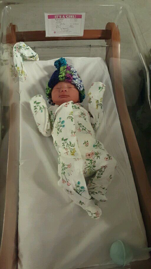 DreHicks14's tweet photo. Just wanted to say hi to twitter #MyDaughter https://t.co/vxjKlXYBWv