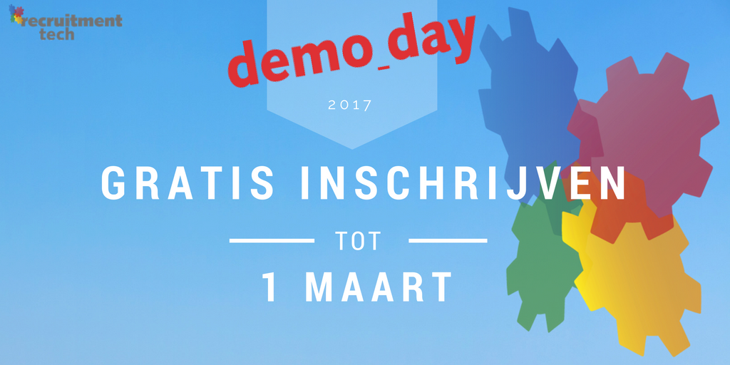 RecrTech's tweet image. Ontdek de nieuwste #recruitment technologie. Schrijf je tot 1 maart #gratis in voor Demo_Day! ow.ly/mBwJ307sXqO