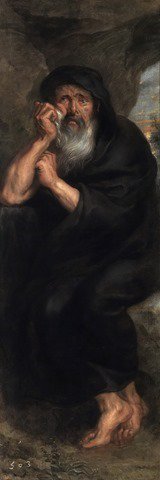 Rubens , Peter Paul (фламандская школа, 1577-1640) (мастерская) — Плачущий философ Гераклит, 1636 — 1637, 183 см x …