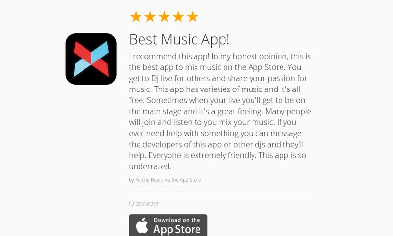 5 Star Review: "Best Music App!: I recommend this app! In my honest opinion, this is the b…" launchkit.io/reviews/2w9DpQ…