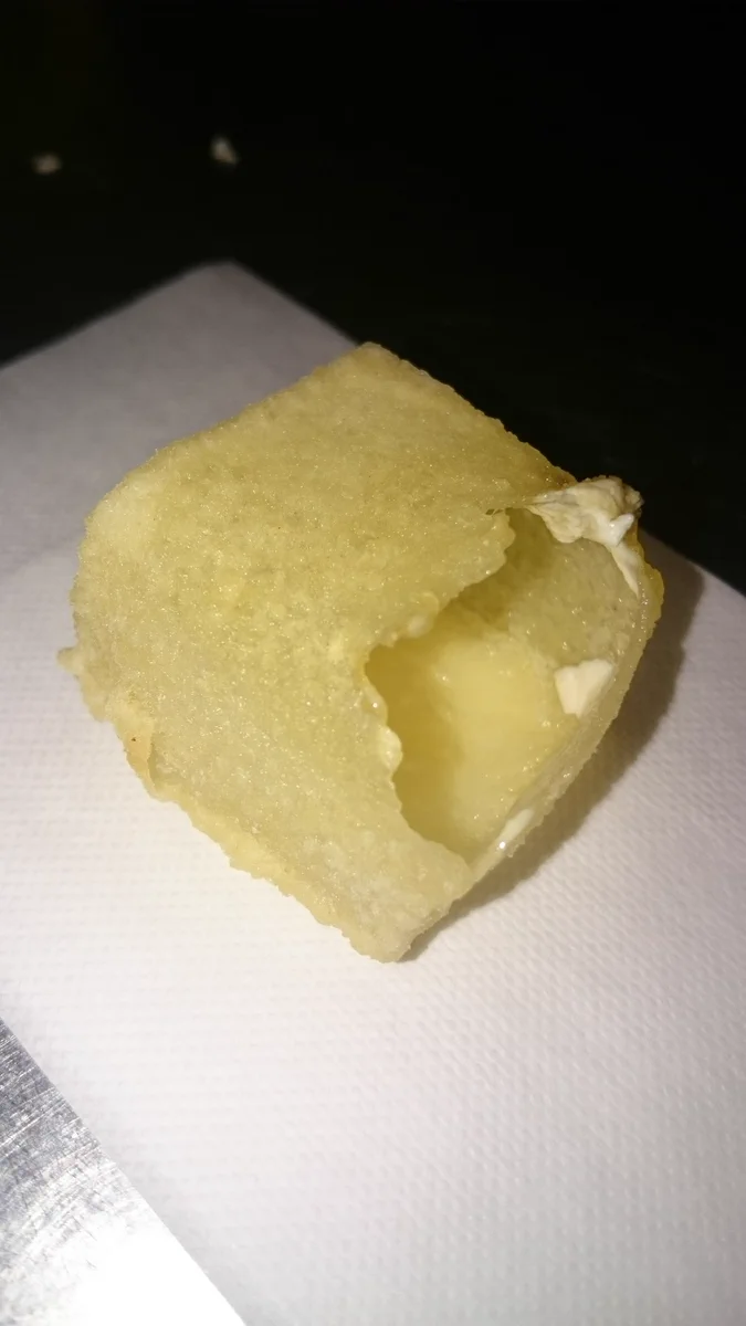揚げ出し豆腐をチンしたら、中身が逃げ出したんだけど…どういうことｗｗｗ