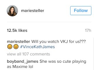 jugheadPLL's tweet photo. Ikaw James ah @boyband_james!!! bagay sayo maging W-I-M ni @MissMarisRacal sa sequel...lol! #JayRis ๐ https://t.co/4q5EaPoVsa