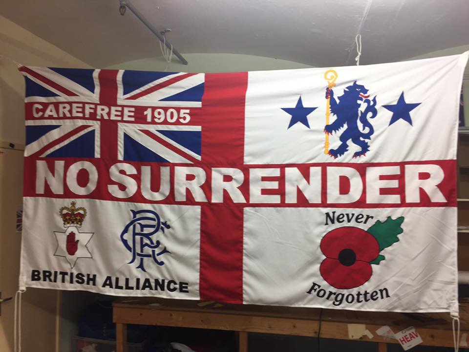 A flag we made for someone's Xmas present.