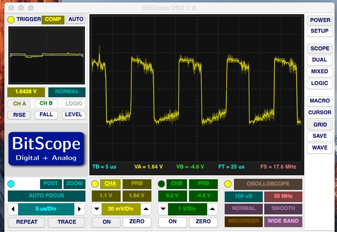 jensvaaben's tweet image. #bitscope first run. #arduino  digital output pin.