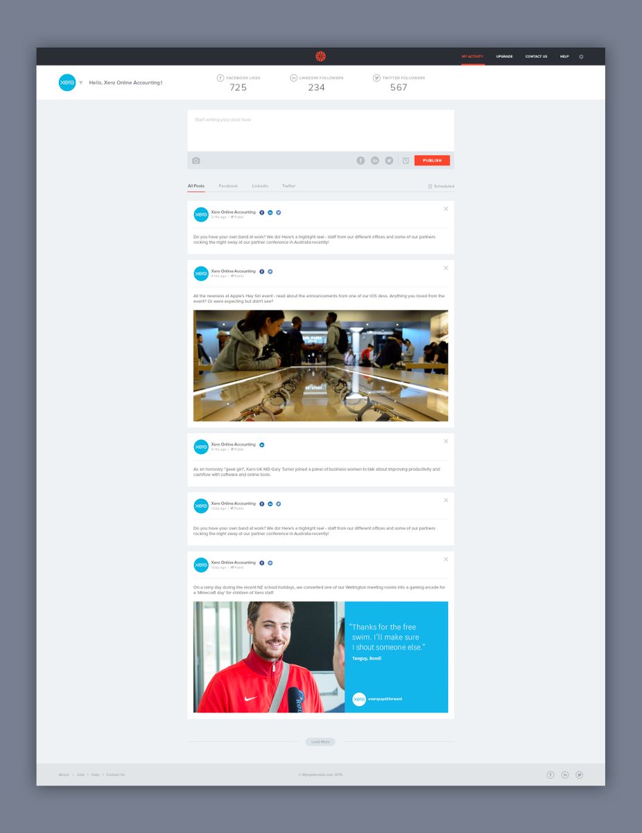 Here's a new interface that has been designed from user feedback.

What are your thoughts?

#Entrepreneurship #SocialMediaManagement
