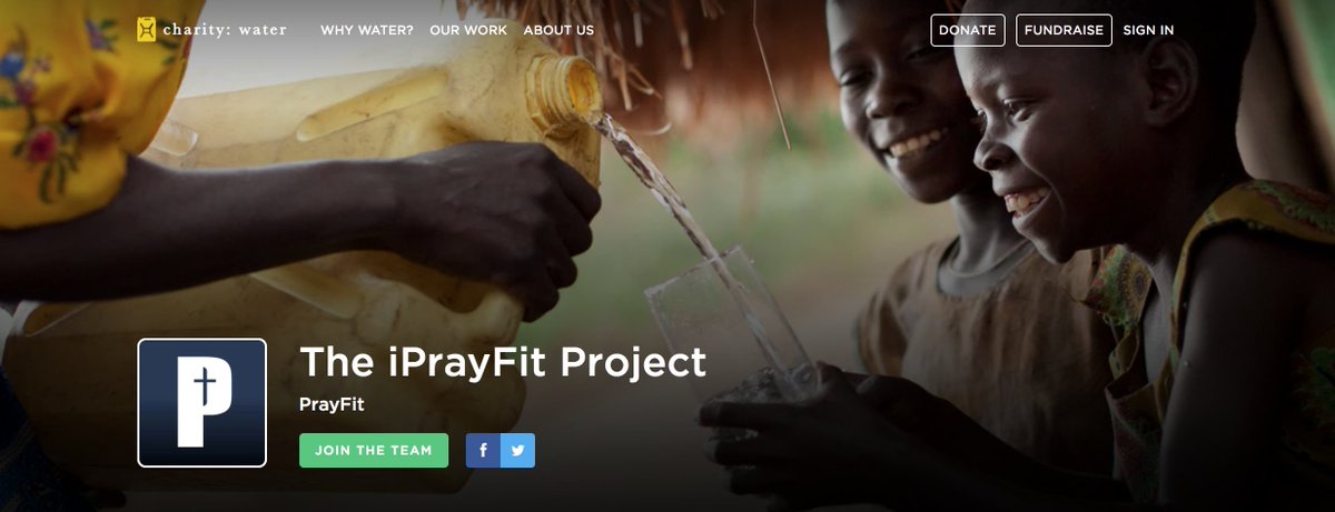 prayfit's tweet photo. We're almost there! Help us dig this well! Donate your workout to charity. #iPrayFit for clean water. @charitywater https://t.co/qqtepxQXOd https://t.co/alMXkOUg8x