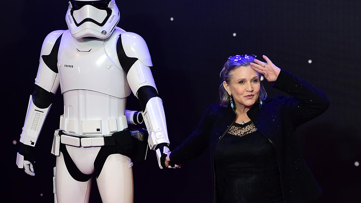 BFMTV's tweet photo. L'actrice Carrie Fisher est morte
https://t.co/w3aChm7LYD https://t.co/xqhZvcIKvE