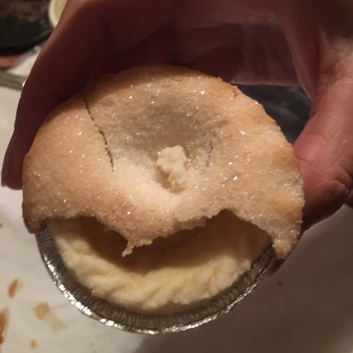 Marie_Chorley's tweet image. When your excited for your #freefrom @Tesco mince pie, but it doesn't have any filling 🙈😔🎅🏻
