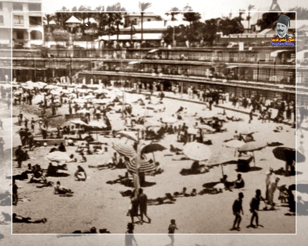 شاطئ استانلى الاسكندرية 1950
