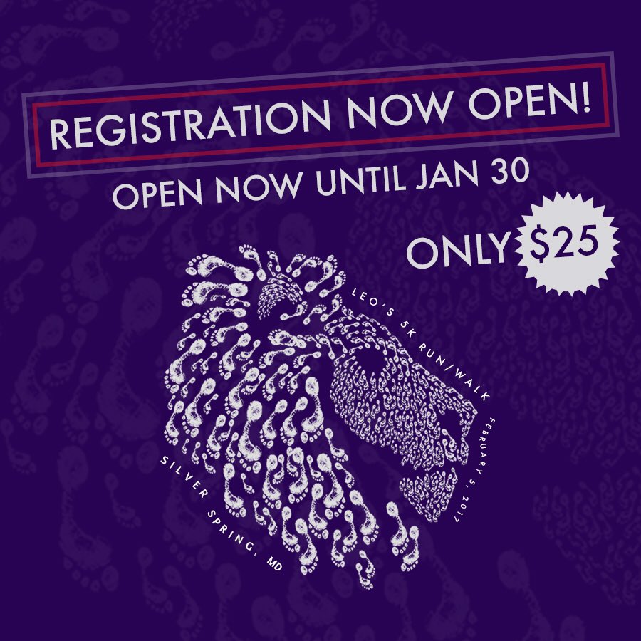 LeosRunSS's tweet photo. REMINDER: $25 Registration open until January 30! Info: https://t.co/GIBgqwFFHo #dcrunning #mdrunning #dmvrunning https://t.co/sWapLhYlUa