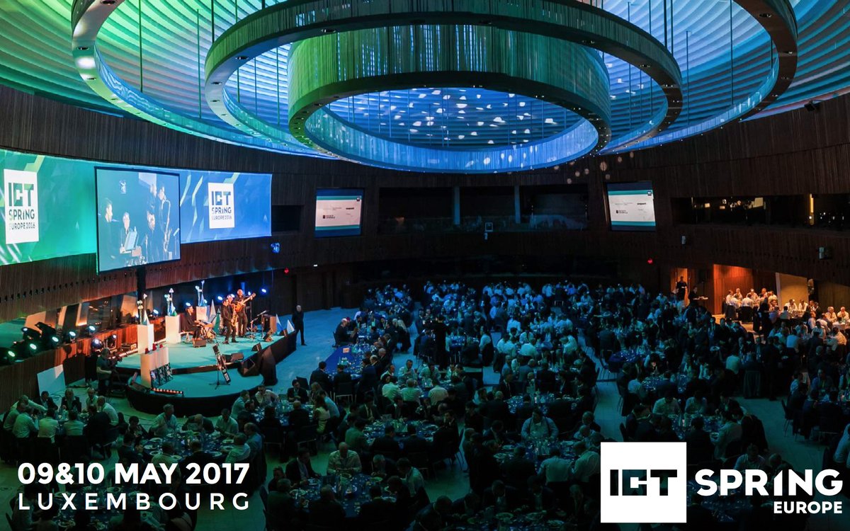 Call for #AR #VR #startups : "The future Realities" expo &amp; conference track
ICT SPRING 2017, may 9-10, #Luxembourg ictspring.com