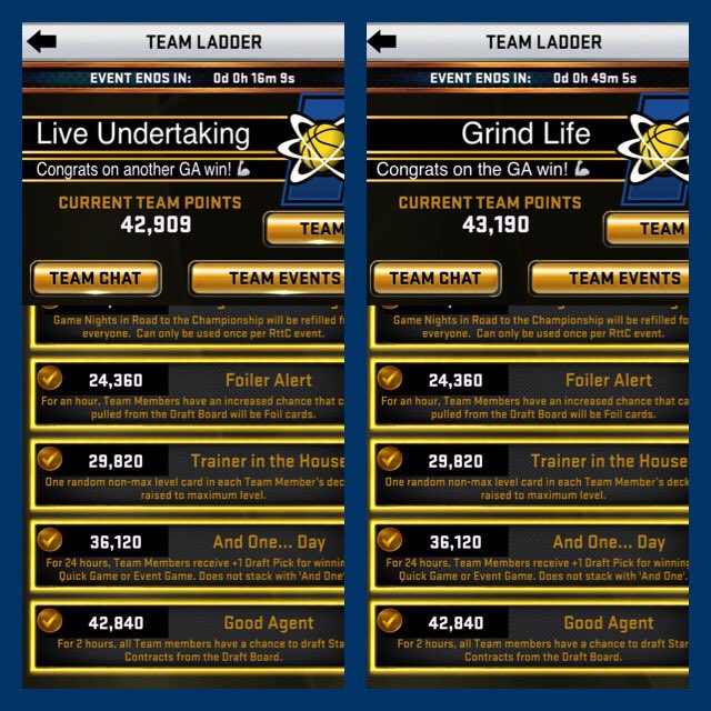 Megg3989's tweet photo. Amazing job everyone! We got the "brother teams" crossing the finish line during a hectic 🎅🏼weekend #MyNBA2K17 #RTTC https://t.co/UpoeqlFFTI
