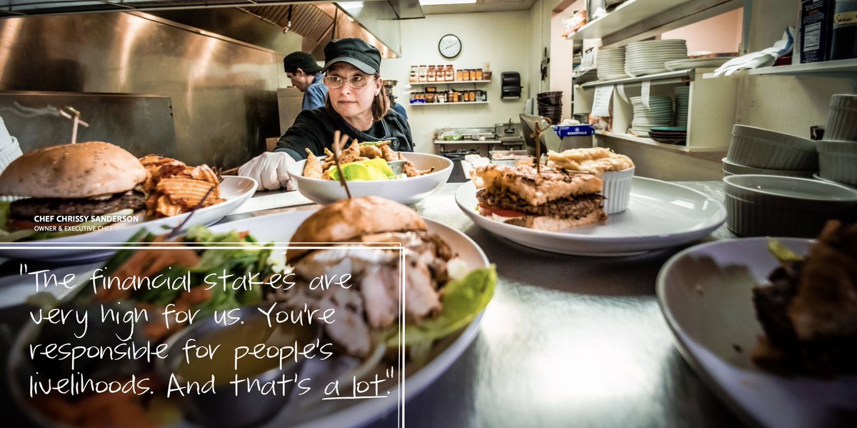 TysonFdsrvc's tweet photo. “The financial stakes are very high for us. You’re responsible for people’s livelihoods. And that’s a lot.” –Chef Chrissy Sanderson https://t.co/Bg9vAZDCkZ
