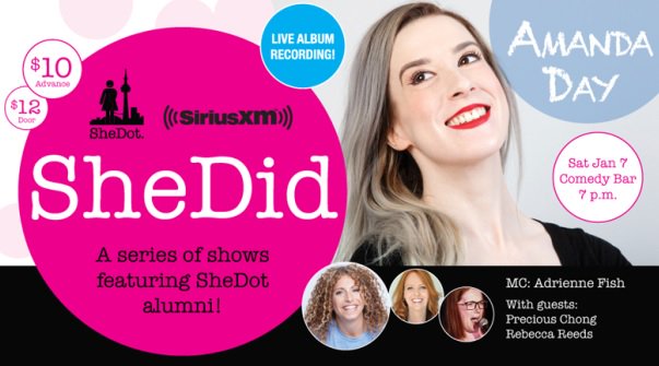 BucketListTO's tweet image. #BucketListToronto is attending an exclusive comedy taping on January 7th! Join us! @SheDotFestival #SiriusXM meetup.com/Bucket-List-To…