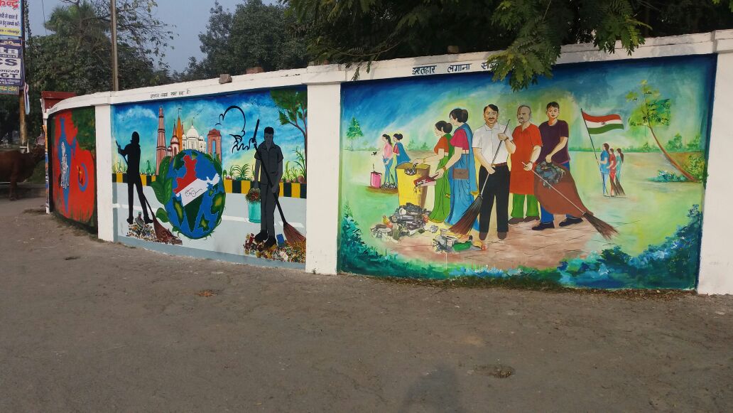 Swachh Bharat Urban on Twitter: "A wall painting drive was carried ...