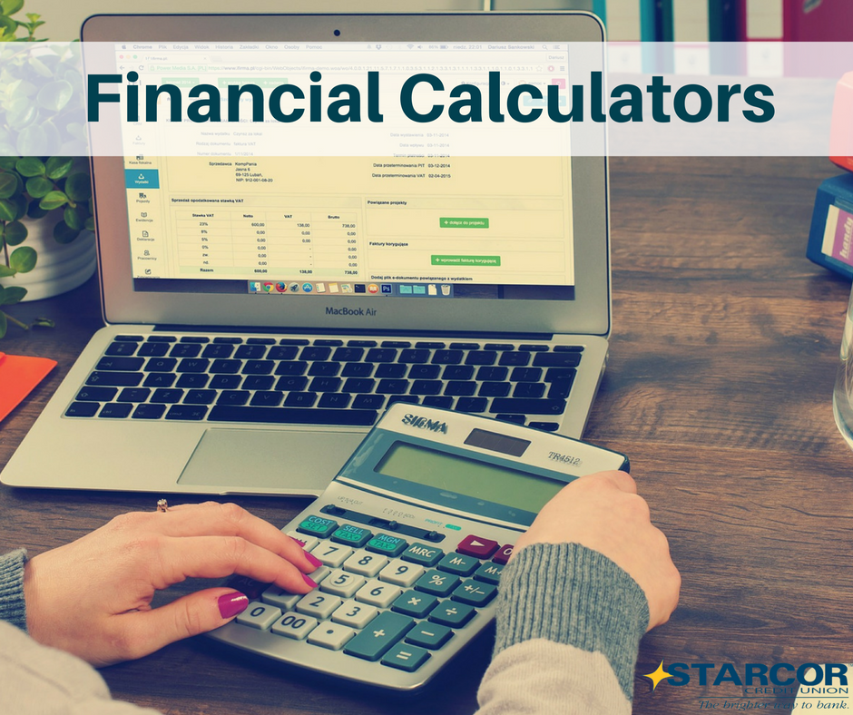 We can help calculate your future savings, auto loan, mortgage, or even your retirement with our financial calculators.