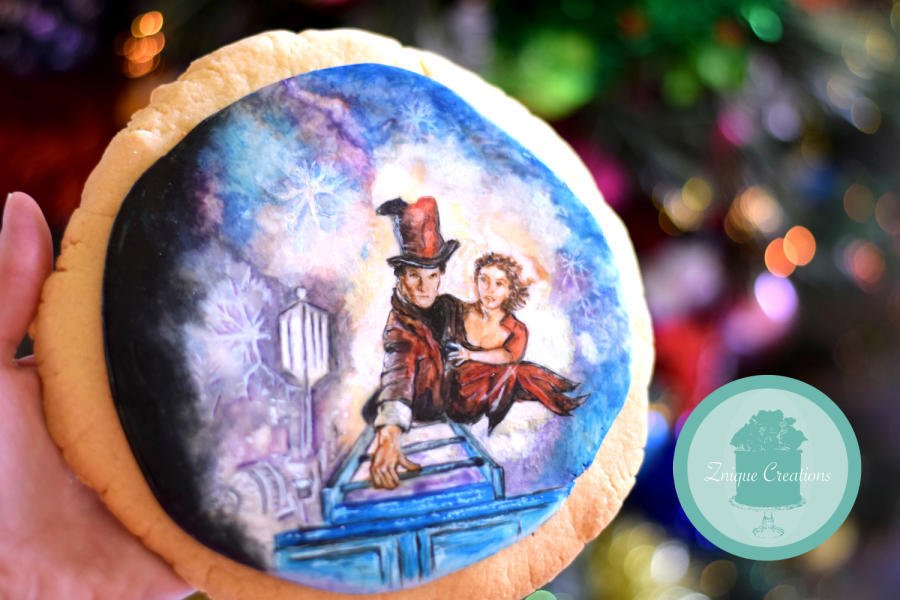 A Merry Whovian Christmas Collaboration- Cookie   ... cakesdecor.com/cakes/266044-a… #cake #cakedecorating