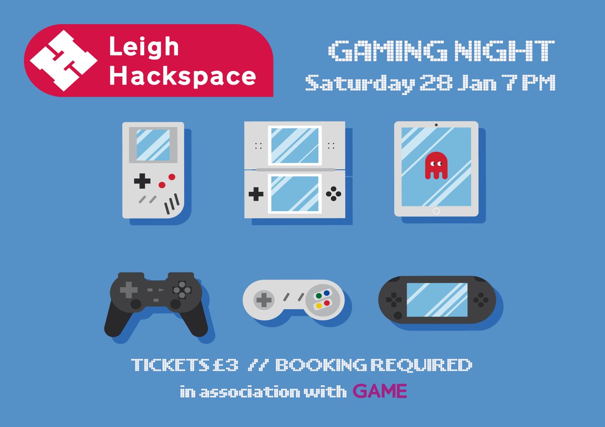#gaming night is back on Sat 28 Jan in association with <a href="/GAMEdigital/">GAME.co.uk</a> from 7PM! book now bit.ly/LGNJn17 #RETROGAMING <a href="/DigitalWigan/">Digital Wigan</a>