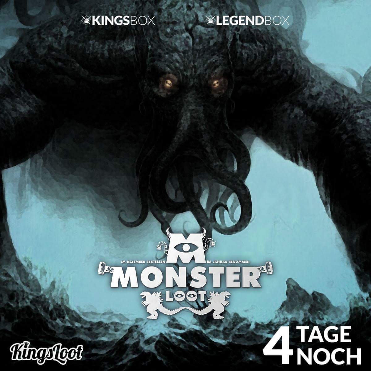 KingsLootDE's tweet photo. Wenn du es wagst, dem Grauen ins Gesicht zu Blicken,
dann hol dir deine #MonsterLoot Box!
> NUR auf https://t.co/gn7vGMaUTU
#KingsLoot https://t.co/m59gnsSd07