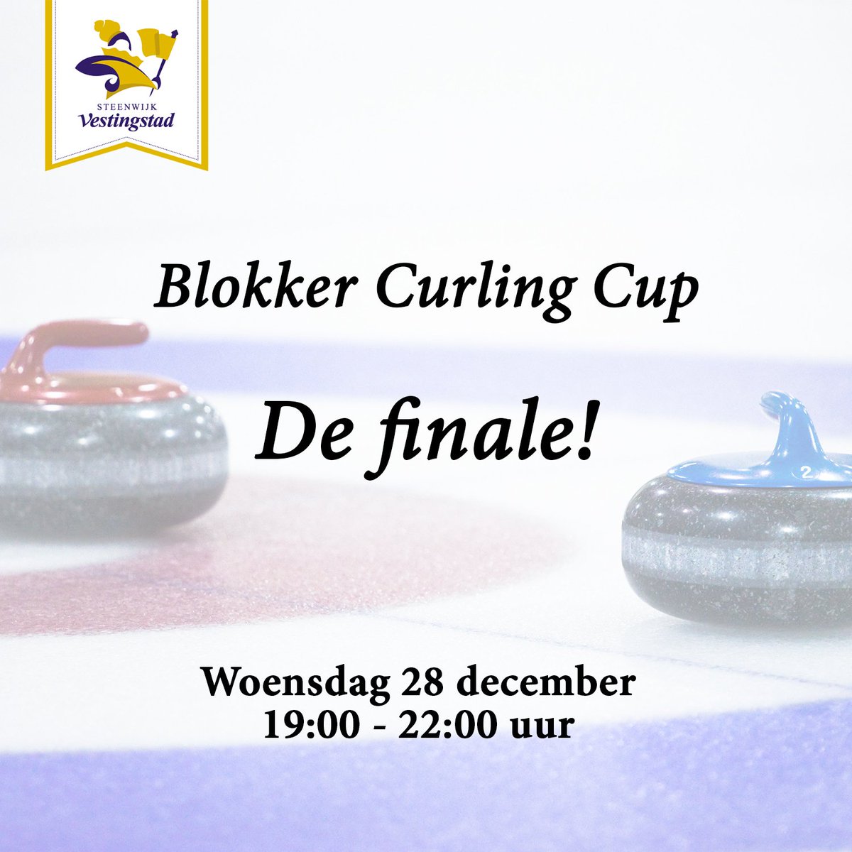 Morgen van 19:00 tot 22:00 is de finale van de Blokker Curling Cup 2016! Wie zal de eerste editie van deze wedstrijd winnen?