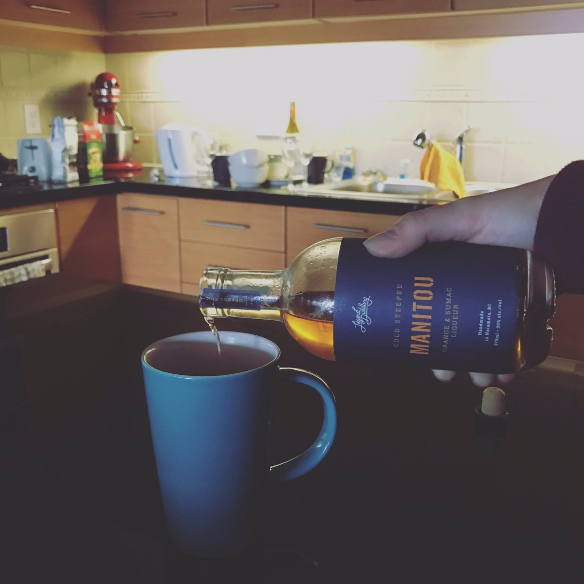 When there's no cream for your coffee and your brother-in-law makes you a fresh pour over. Good morning North Van. Sorry <a href="/QuenchWines/">QuenchWines</a>. ;)