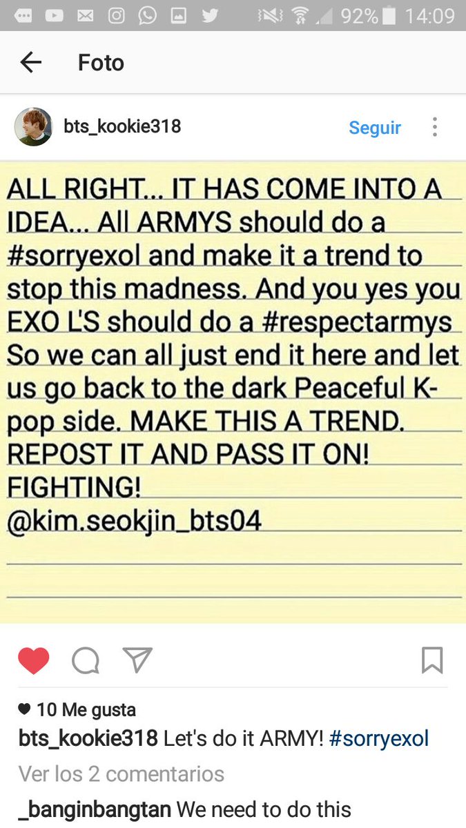 tmw_tatid602's tweet photo. #sorryexol #respectarmys Hey armys and exo-ls could you help with this?? Please, we need this!! https://t.co/1LXxJlfajg