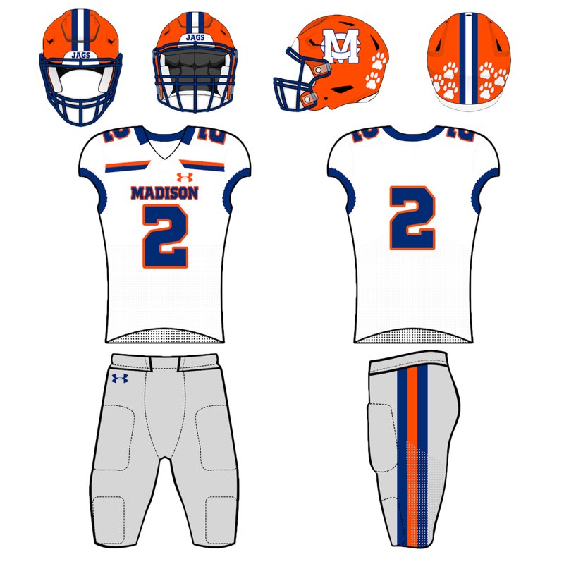 TheGCConference's tweet image. UNIFORM UPDATE: Madison Central Football.