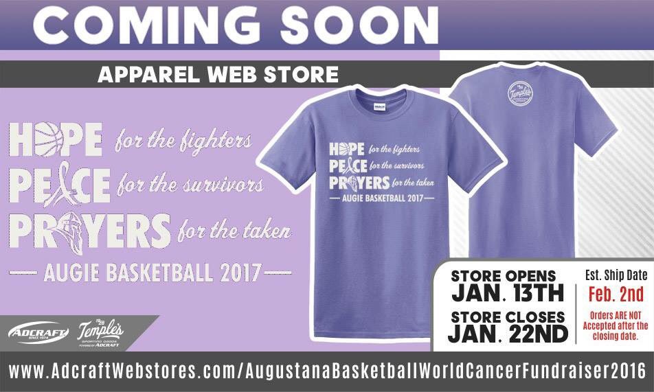 Jennnyfer33's tweet photo. Support Augie Bball&amp;Help World Cancer GAMEDAY-FEB 4,2017Women's bball team is hosting a world cancer fundraiser Proceeds go to Cancer Center https://t.co/ROxwIvy7mV