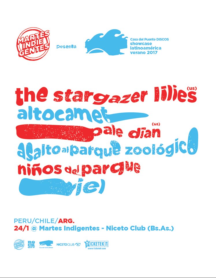 24.01.17 | Casa del Puente Discos Showcase Verano 2017 <a href="/indiegentesbsas/">Martes Indiegentes</a> <a href="/casadelpuente/">Casa del Puente Discos</a> <a href="/RockCityAgencia/">Rock City Agencia</a>