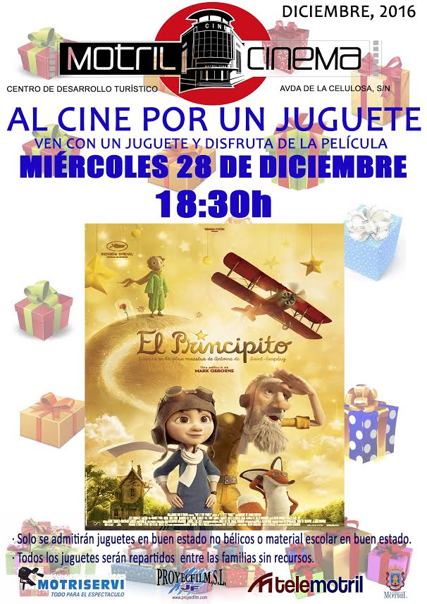 motrildigital's tweet photo. @MotrilCinema proyecta este miércoles en el CDT la película ‘El Principito’ con un fin solidario https://t.co/pZj1CpSCfO https://t.co/mXG2LoE3CB