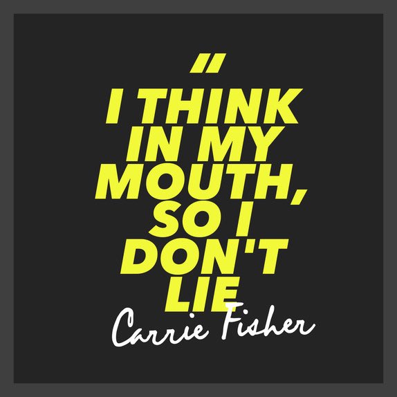thepooluk's tweet photo. This 2017, be the Carrie Fisher you wish to see in the world https://t.co/7VPkKQvMWX