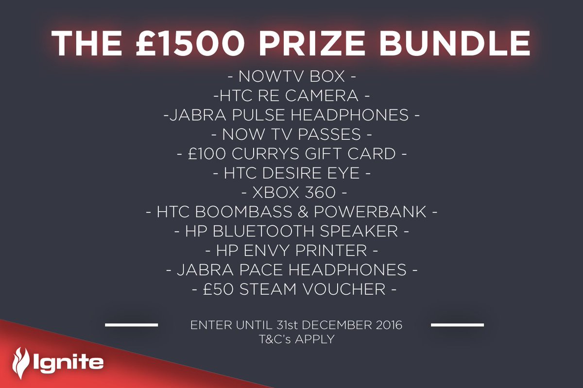 UKIgnite's tweet photo. To be in with a chance of #winning our awesome #tech bundle worth £1500 visit https://t.co/xyTX4WTSC6 #competition #xmas #giveaway #xmas2016 https://t.co/JHG8whbznQ