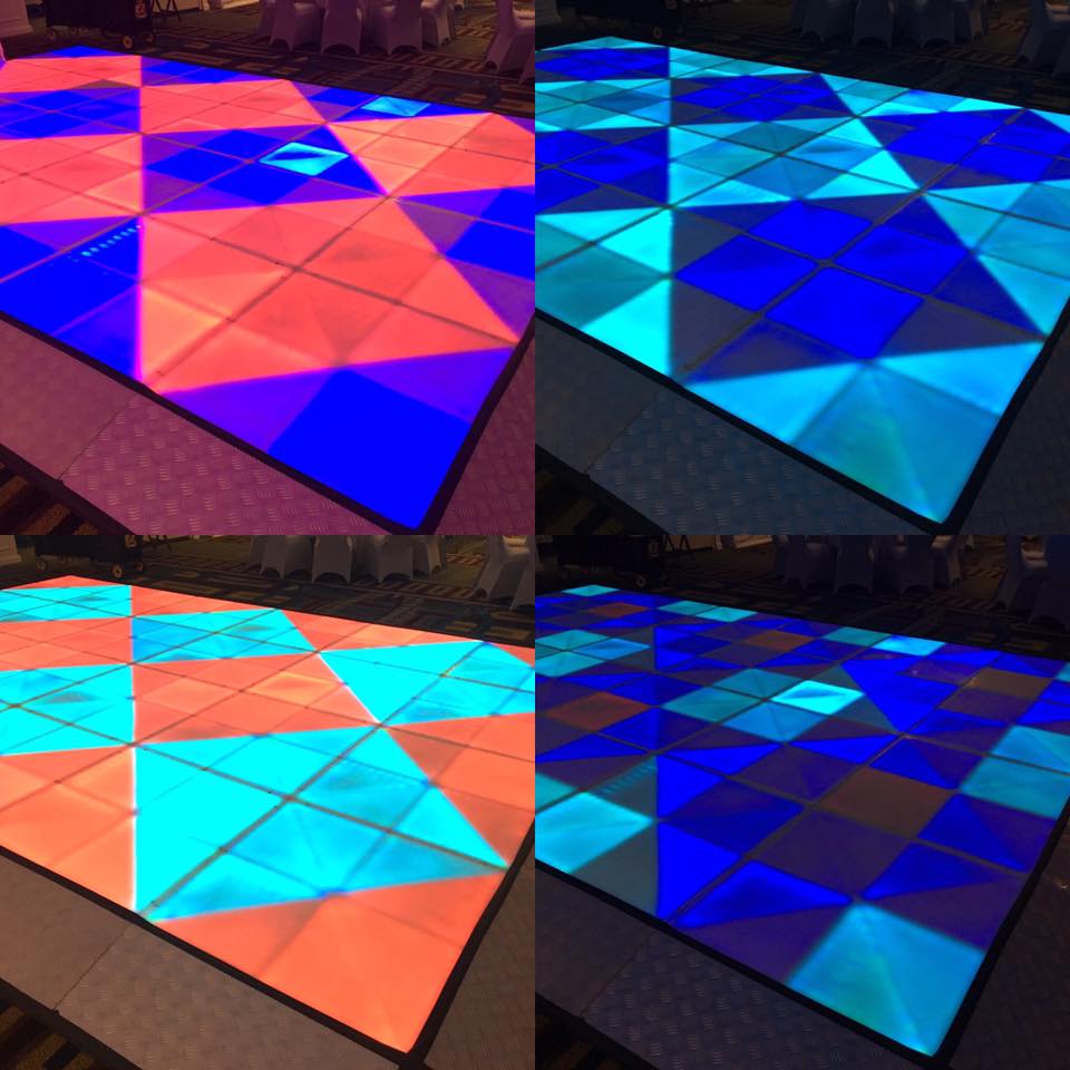 SheratonVBO's tweet photo. Can you believe this is the same dance floor? The lights are customized to go with the music! #astrodj #VAbride #danceparty https://t.co/IZ35sGcysA