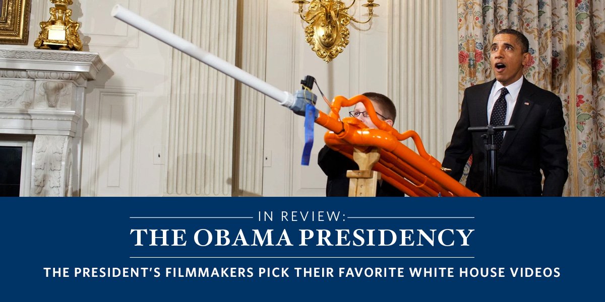 White House Twitter account wants you to watch Obama Marshmallow cannon video