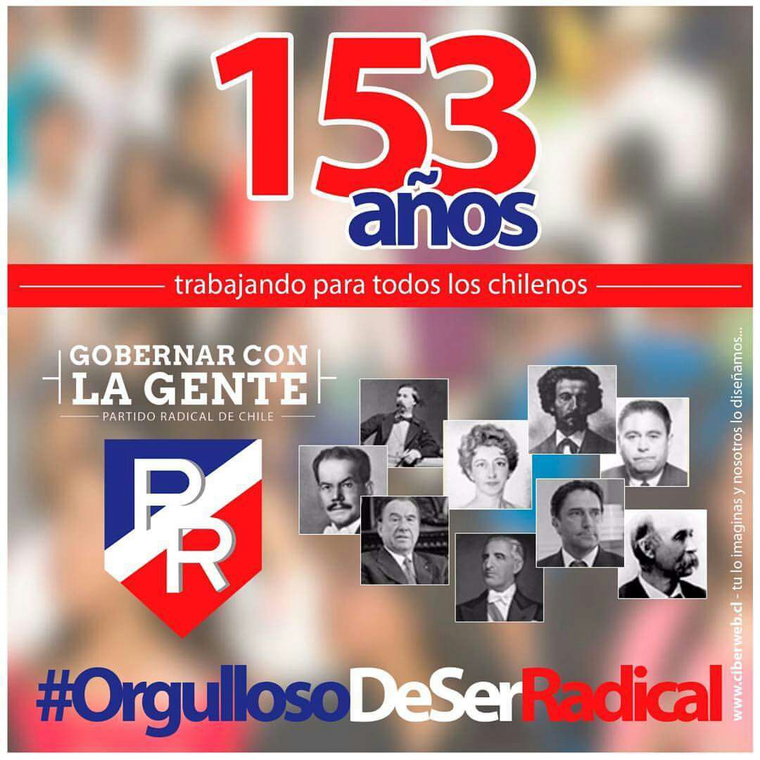 Jorgedelpozop's tweet photo. Feliz Aniversario correligionarios... #OrgullosoDeSerRadical...@SenadorGuillier @osvaldocs80 @PRadicalcl @ladiscusioncl @soychillan https://t.co/1nIw8fNXvF