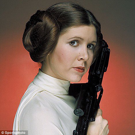 We will miss you Carrie Fisher. So sad. 😢😢. Princess Leia - RIP. 😞😞