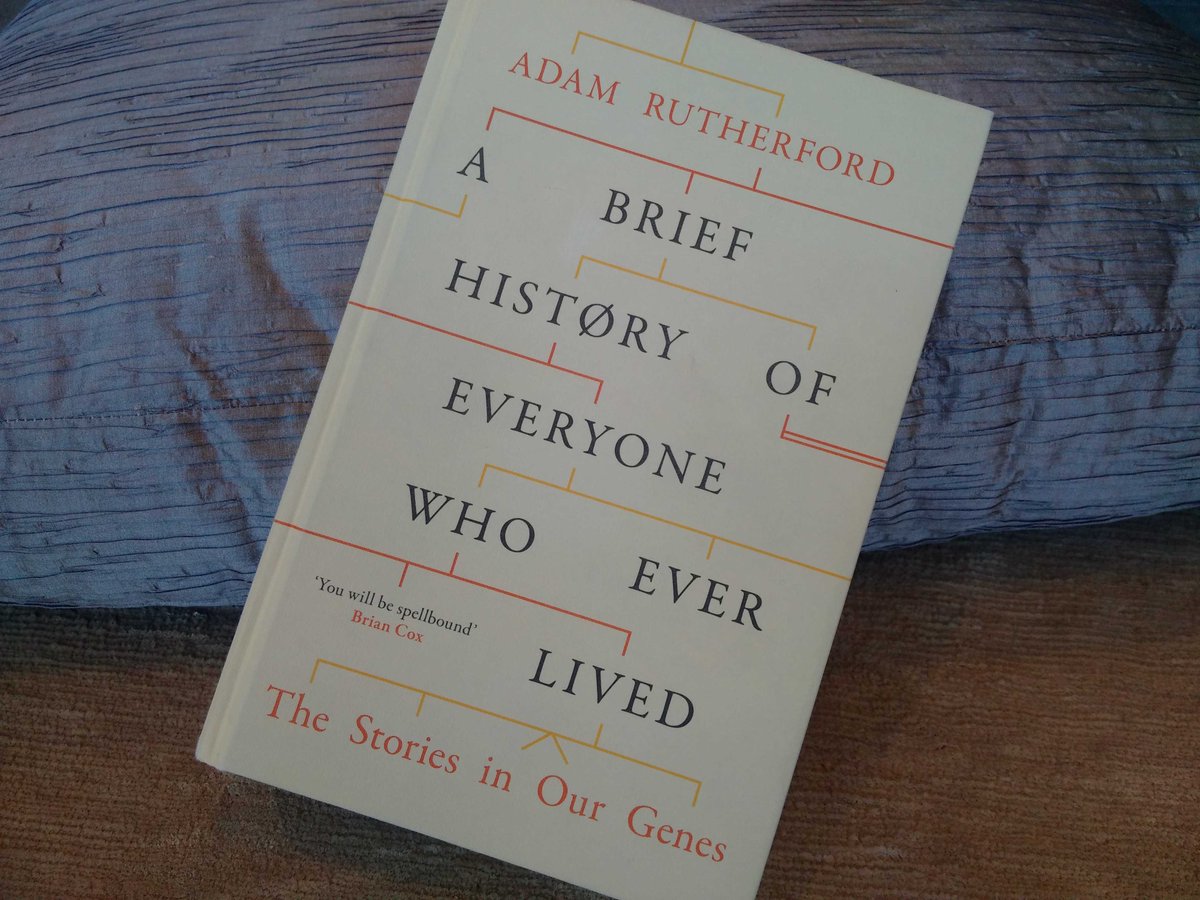 Cmdr_Hadfield's tweet photo. Just finished reading this. I learned gobs, pondered more, and re-read much. Excellent book, @AdamRutherford! https://t.co/iAVFgHLD5Y