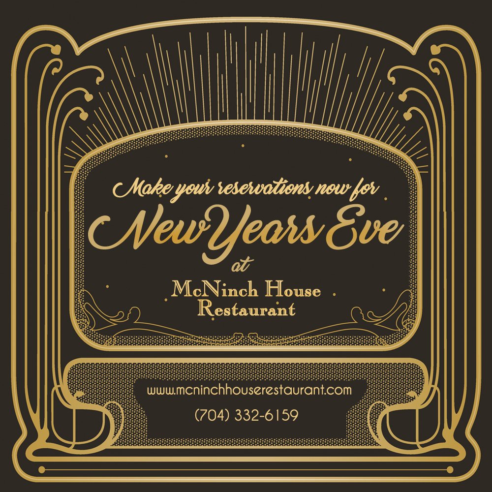 Make your reservations now for NYE with us! #nyecharlotte #finediningclt #eatdrinkclt #queencity #uptowndining