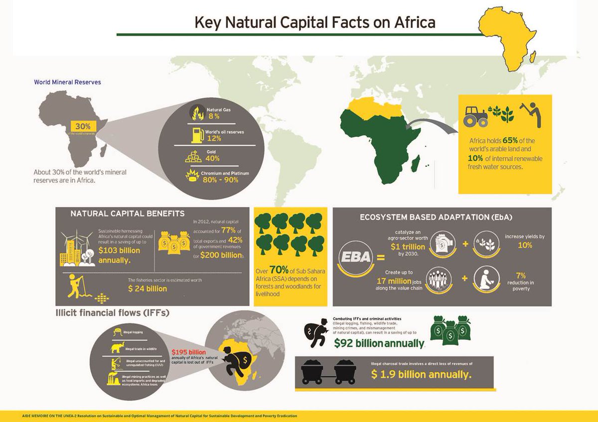 LopesInsights's tweet photo. #Africa is still an enormous world reservoir of natural capital. BUT productivity is so low on current use. It that can change its fortunes! https://t.co/KVjucEtKv2