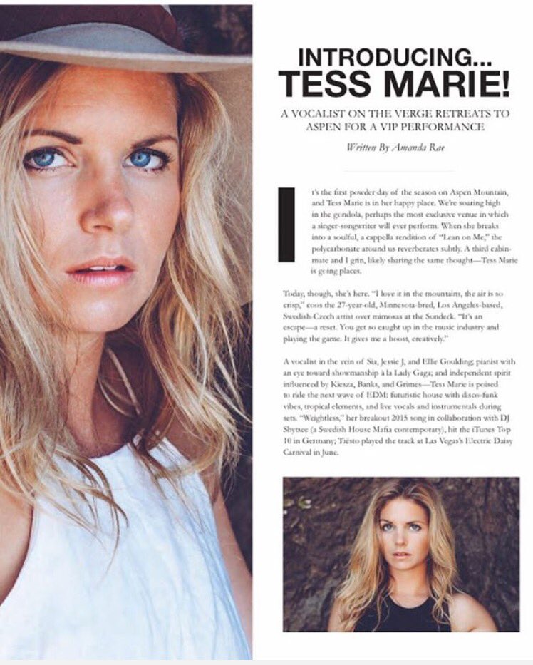MODE__Music's tweet photo. ,@iamTessMarie | @aspenluxurylife #aspen #vip #performance #holiday #magazine
https://t.co/ua4ttfl8QV https://t.co/Y9aWUdOA0L