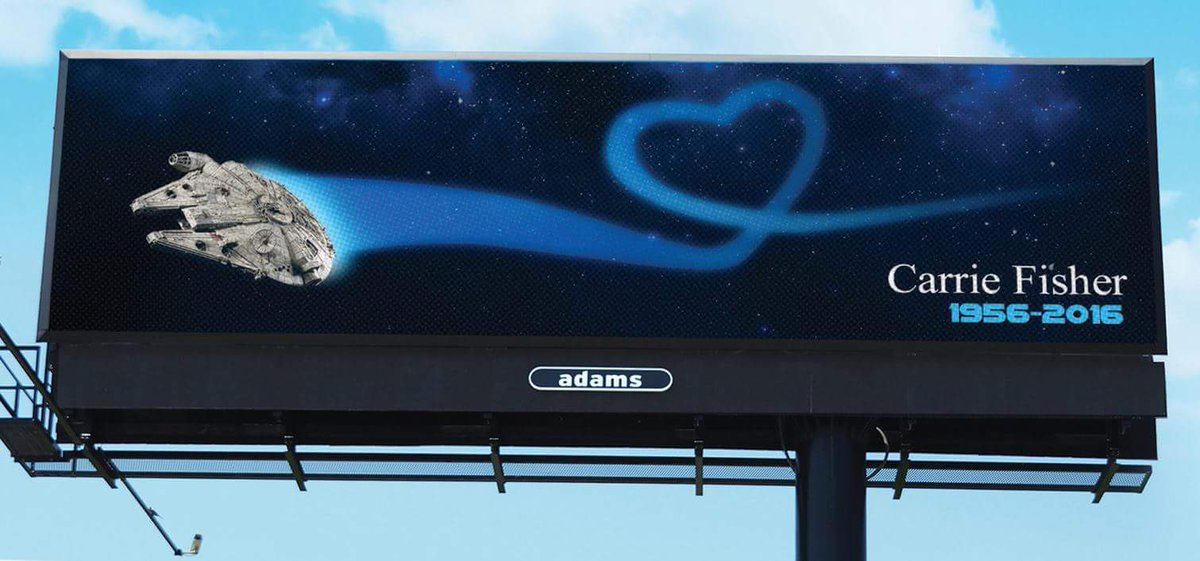 No words. #ripcarriefisher