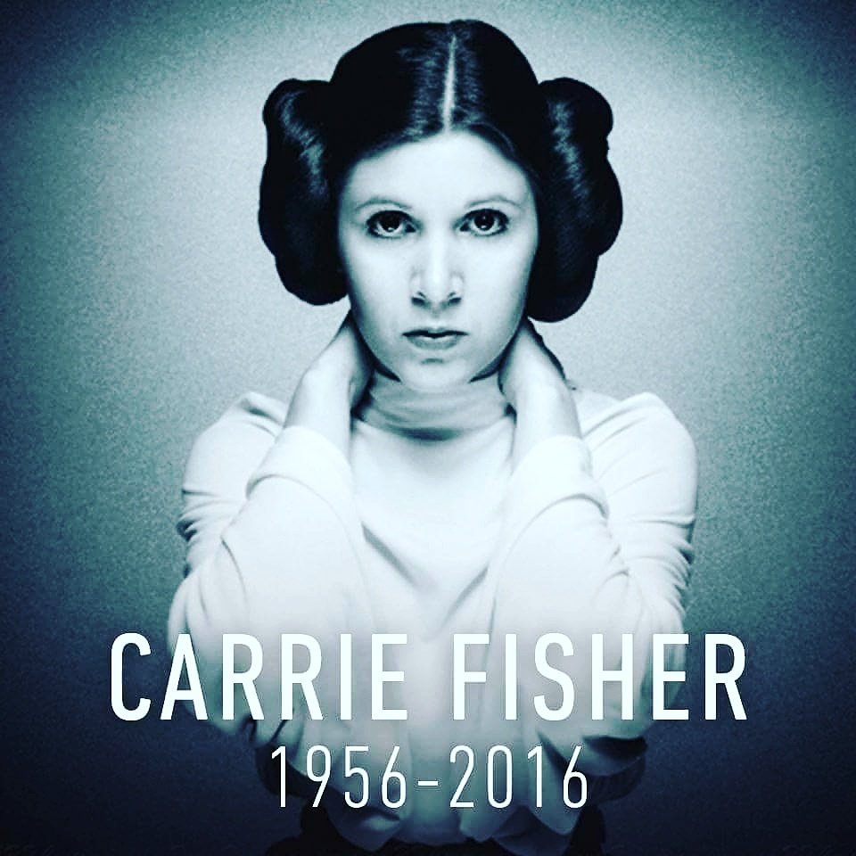 djjoerocksLA's tweet photo. R.I.P. PRINCESS LEIA https://t.co/CEEbutTWqI