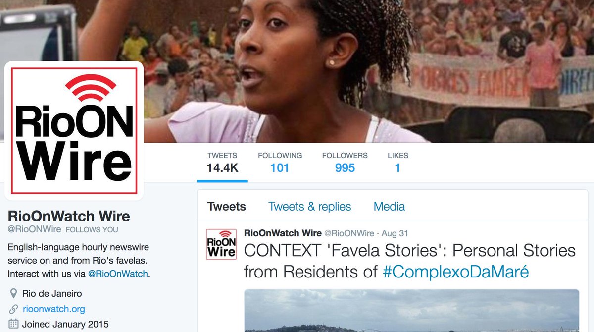 THANK YOU Final wrap-up of <a href="/RioONWire/">RioOnWatch English</a>! Thanks readers for sensitive reporting on favelas. Stay connected <a href="/RioOnWatch/">RioOnWatch.org</a> bit.ly/RioONWireWrapUp