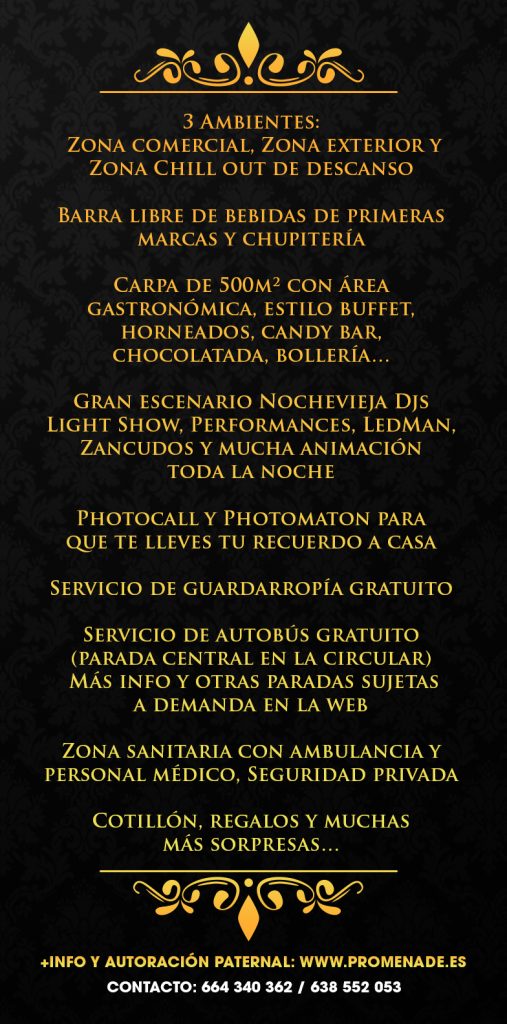 Promenade_News's tweet photo. #ACTUALIZACIÓN | ÚLTIMAS ENTRADAS PARA LA NOCHEVIEJA EN PROMENADE:https://t.co/JWMNrSRZNZ https://t.co/9Iop519mw7