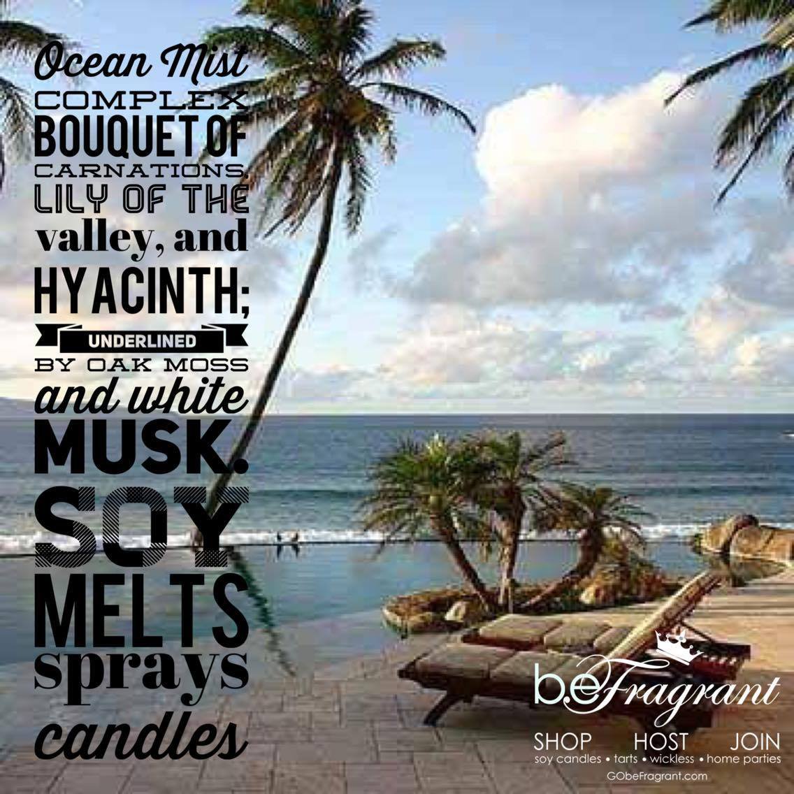 DeniseCPetersen's tweet image. You need a little #relax in your #life with #beFragrant #OceanMist #topselling #scents.
#Shop with your #consultant &amp;gt;GObeFragrant.com