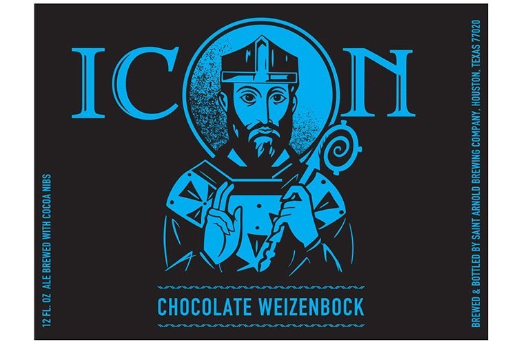 AllRowsBeerNerd's tweet photo. #IconSeries release Coming soon @SaintArnold #IconBlue #ChocolateWeizenbock @TejasChocolate #2RowDistributing #CraftChocolateCraftBrew https://t.co/wtvYQaB0It